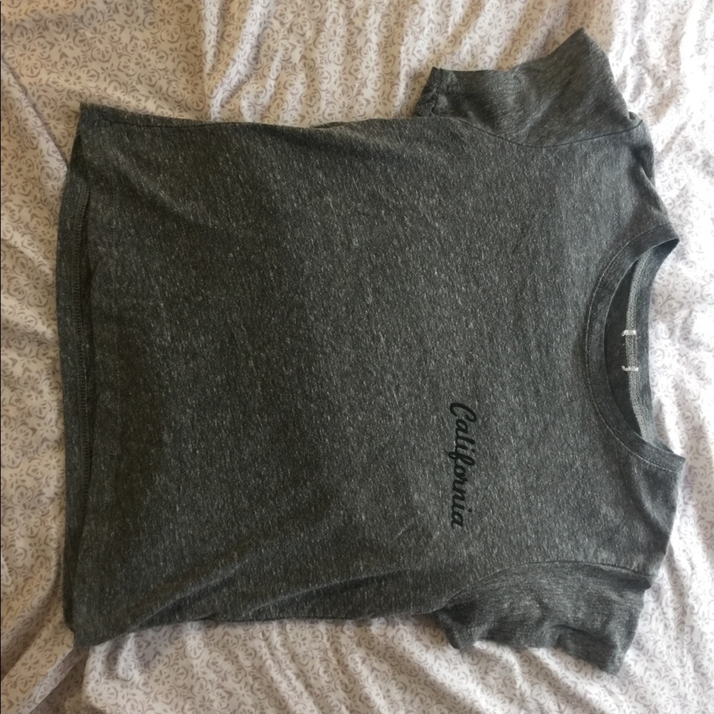 Grey crop top from PacSun size small